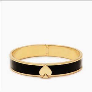 Kate Spade Live Colorfully Black  Enamel Bracelet